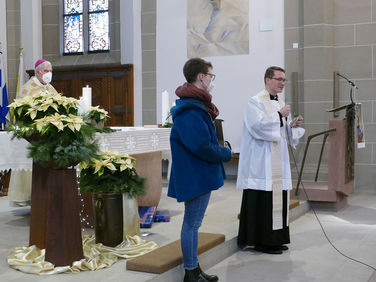 Diözesale Aussendung der Sternsinger des Bistums Fulda in St. Crescentius (Foto: Karl-Franz Thiede)